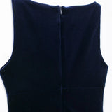 Bow Crew Neck Sleeveless Mini Dress