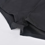 Women Sexy Hollow Out Lace-up Pu Matte Personality Shorts