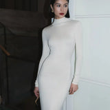 Turtleneck Maxi Dress