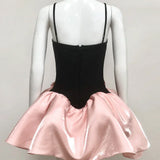 Candy Bow Decoration Bubble A-Line Mini Dress