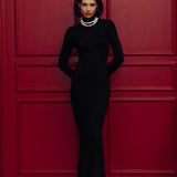 Turtleneck Maxi Dress