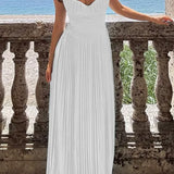 Pleated Maxi Dress