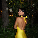 Halter Neck Maxi Dress
