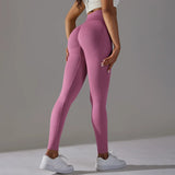 Woman High Waist Yoga Pants Running Elastic Tights Female Sportswear Sports Leggings