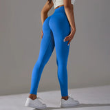 Woman High Waist Yoga Pants Running Elastic Tights Female Sportswear Sports Leggings