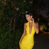 Halter Neck Maxi Dress