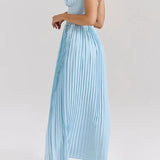 Pleated Maxi Dress