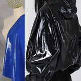 Stylish Gothic Faux Leather Overcoat Jacket