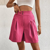 Leg A-Line 2025 Streetwear Fashion Y2k High-Waisted Casual Shorts