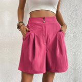 Leg A-Line 2025 Streetwear Fashion Y2k High-Waisted Casual Shorts