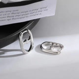 Stainless Steel Hollow Heart Women Personality Wedding Party Birthday Jewelry Earring