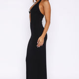 Never Be Friends Maxi Dress Black