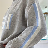 Retro Cashmere Turtleneck Ski Sweater