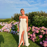 Dorine | Ruffle Maxi Dress
