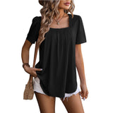 Casual Loose Vintage Elegant Summer Youth Female Blouse