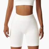 Summer Seamless High Waist Gym Elasticity Hip Lift Pants Running Cycling Sports Short