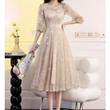 New Stylish O-Neck Summer Evening Dress
