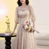 New Stylish O-Neck Summer Evening Dress