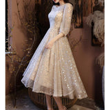 New Stylish O-Neck Summer Evening Dress