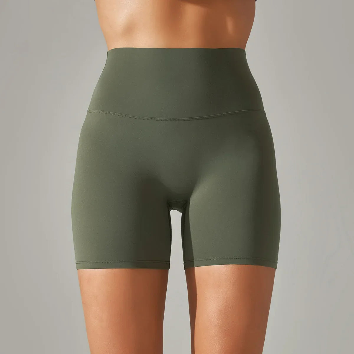 Summer Waist Push Up Fitness Leggings Running Women's Workout Pants Bike Sports Short