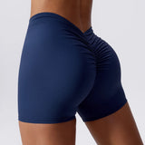Summer V Back Scrunch Butt Women Gym Leggings Push Up Yoga Pants Sports Short