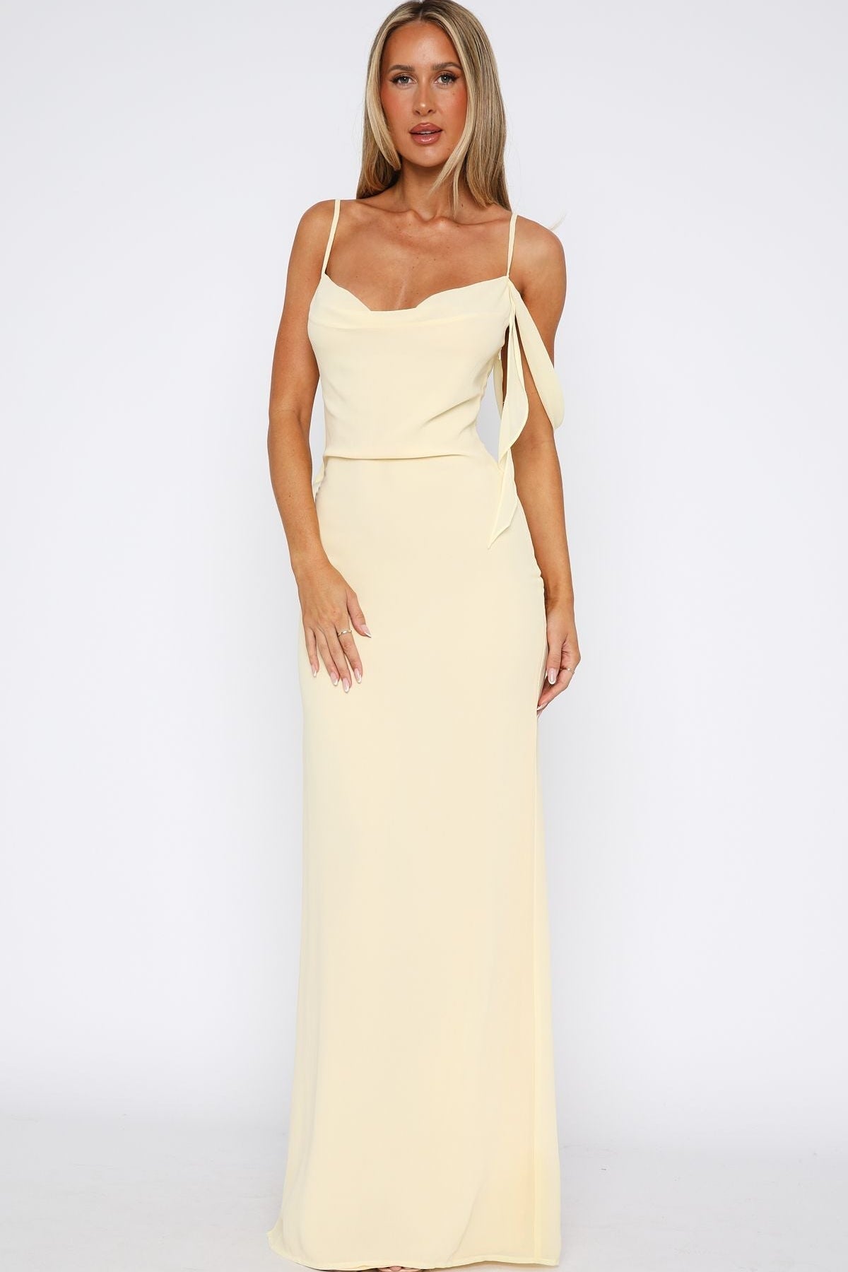 Love Blossoms Maxi Dress Lemon