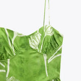 Elegant  Floral Print  Women  Casual  High Waist  Sling  Autumn 2025  Beach Wear  Big Hem  Oversize Boho Dress