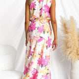 Emily | Floral Charm Midi Dress