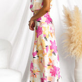 Emily | Floral Charm Midi Dress