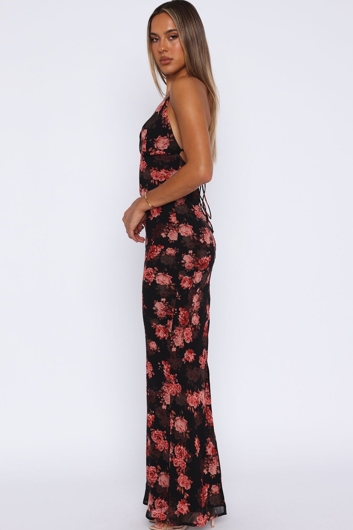 Put You First Maxi Dress Terracotta Floral