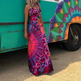 Stretch Lace-Up Sexy Casual Beach Female Boho Dress