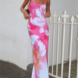 Summer Casual Bodycon Sundress Tossy Printed Long Boho Dress