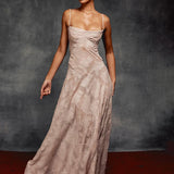 Chiffon Long A-line Bodycon Nightclub Sexy Party Maxi Dress
