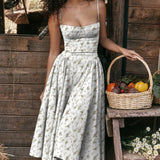 A-line Spaghetti Strapless Summer Backless Nightclub Sexy Long Midi Dress