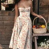 A-line Spaghetti Strapless Summer Backless Nightclub Sexy Long Midi Dress