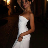 Bodycon Elegant Long Off Shoulder Backless Nightclub Sexy Spring Summer Maxi Dress