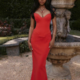 Bodycon Elegant Mermaid Strapless Nightclub Sexy Spring Summer Long Maxi Dress