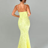 Jacquard Fit Long Wind Summer Women Maxi Dress