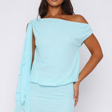 Sicilian Dreams Mini Dress Blue