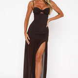 True Love Maxi Dress Chocolate