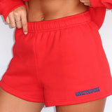 Give It A Try Lounge Shorts Red