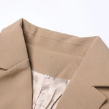 Alluring Single Button Slimming Elegant Blazer