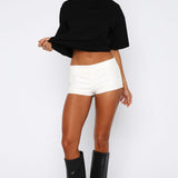 Don't Save Her Shorts White