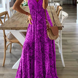 Sexy Vintage Backless Spaghetti Strap Boho Dress
