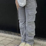 Waist Wide Leg Loose Straight Coffee Autumn Casual Female Trouser