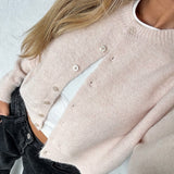 Warm Whispers Knit Cardigan Cream