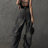 Multi-pocket High-street Cargo Pants Women Y2K Pants