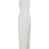 Can't Stop Won't Stop Knit Maxi Dress Off White