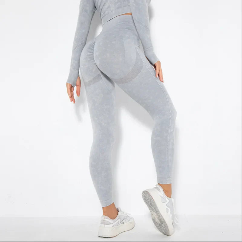Seamless High Waist Gym Workout Belly Control Fitness Butt Lifting Sports Leggings