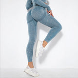 Seamless High Waist Gym Workout Belly Control Fitness Butt Lifting Sports Leggings